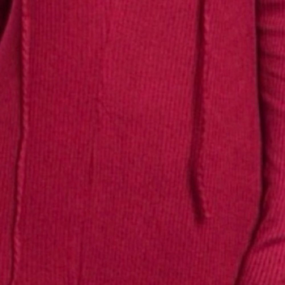 WINE RIBBED KNIT LACE-UP MAXI DRESS - Picture 5 of 6